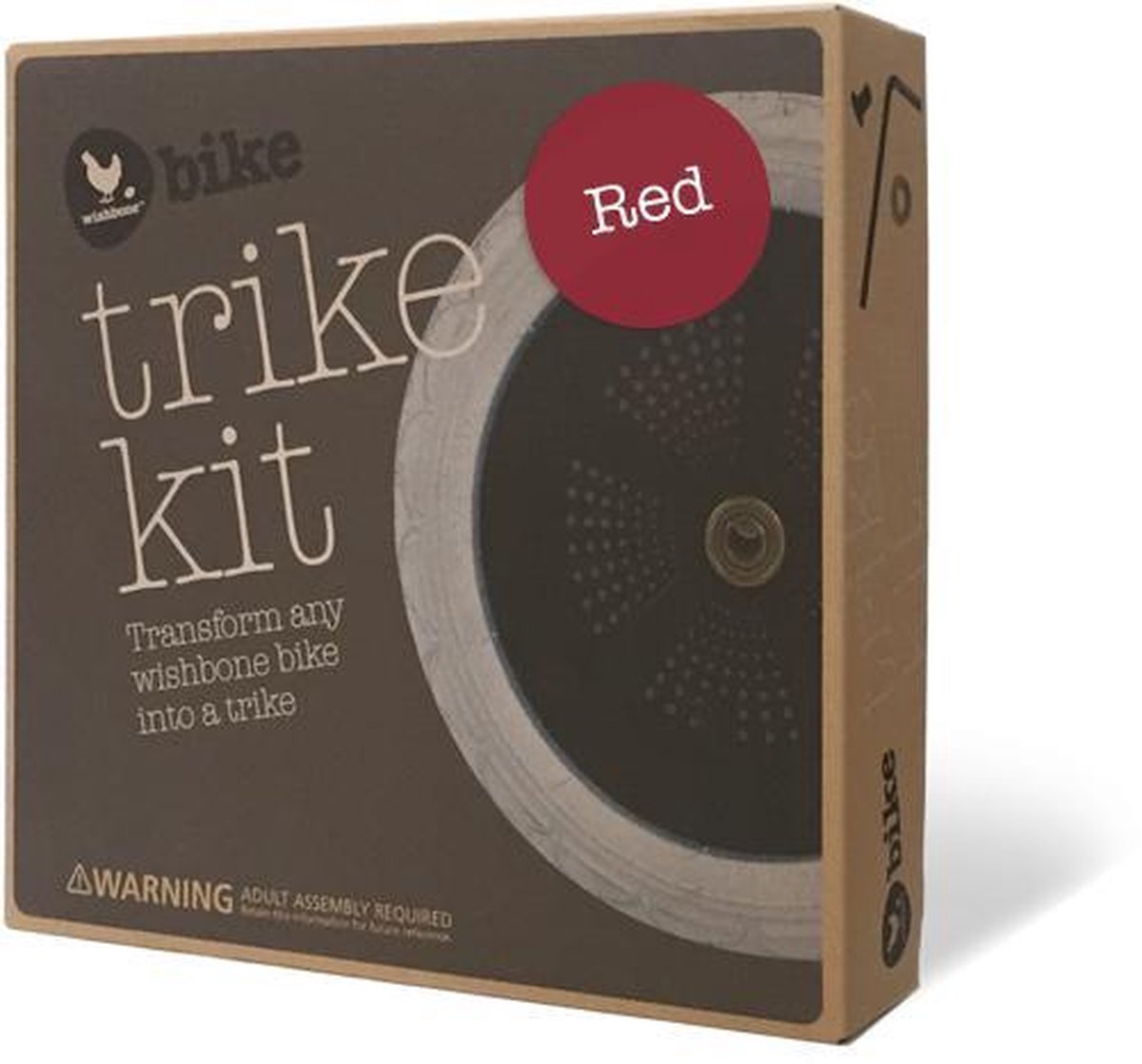 Wishbonebike Trike Kit Rood