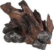 Flamingo Aquarium Zeno stronk+steen - Bruin - 10 x 6 x 8 cm