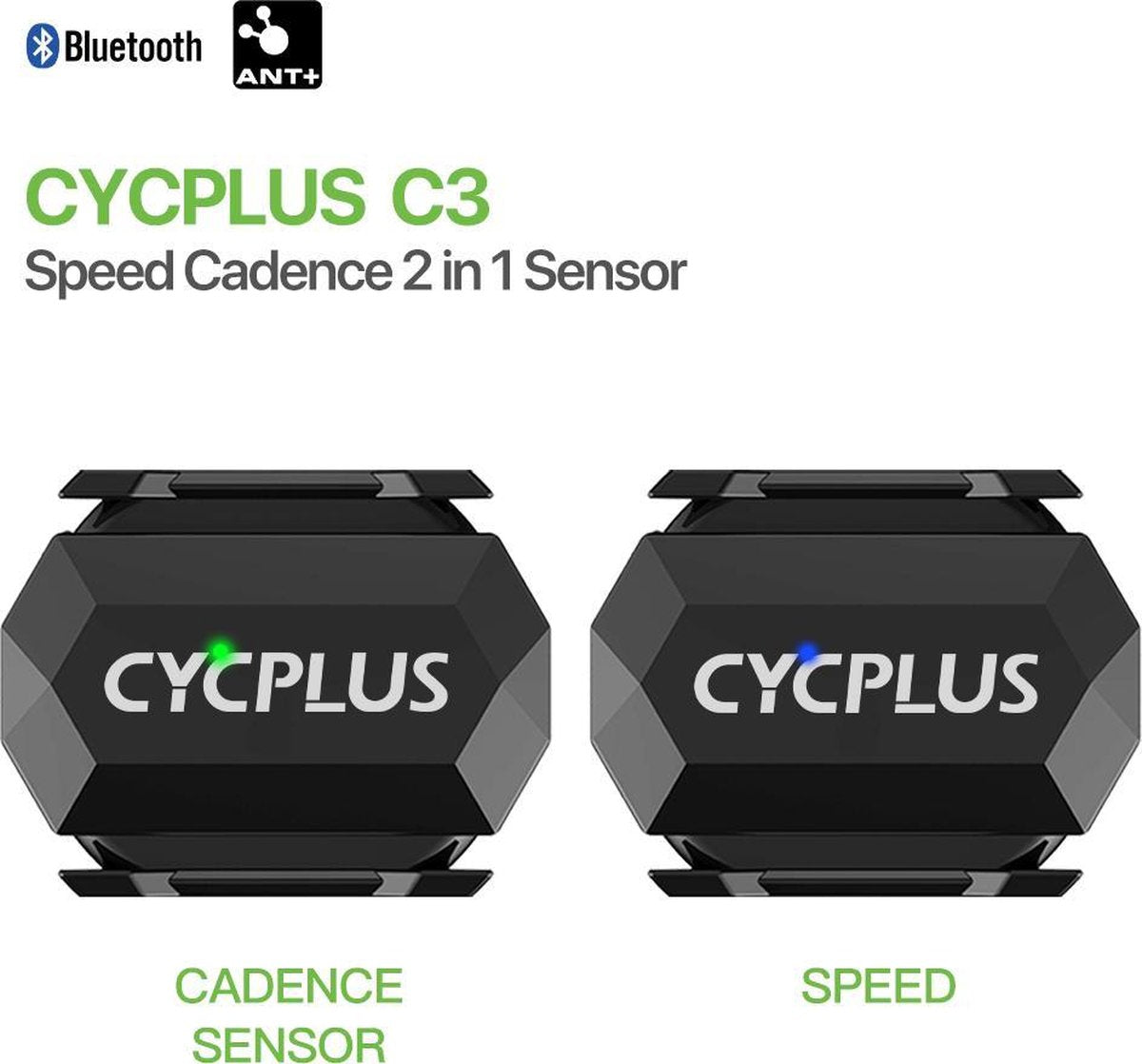 cadanssensor en snelheidssensor in 1. - cadans - snelheid - Garmin - Cycplus - Xplova - cadans sensor - cadansmeter - cadans meter - snelheid sensor - speedsensor- speed cadence sensor C3
