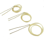 3x Balmain Elegance Finish Accents Nordic Blonde haar Styling clip extensions