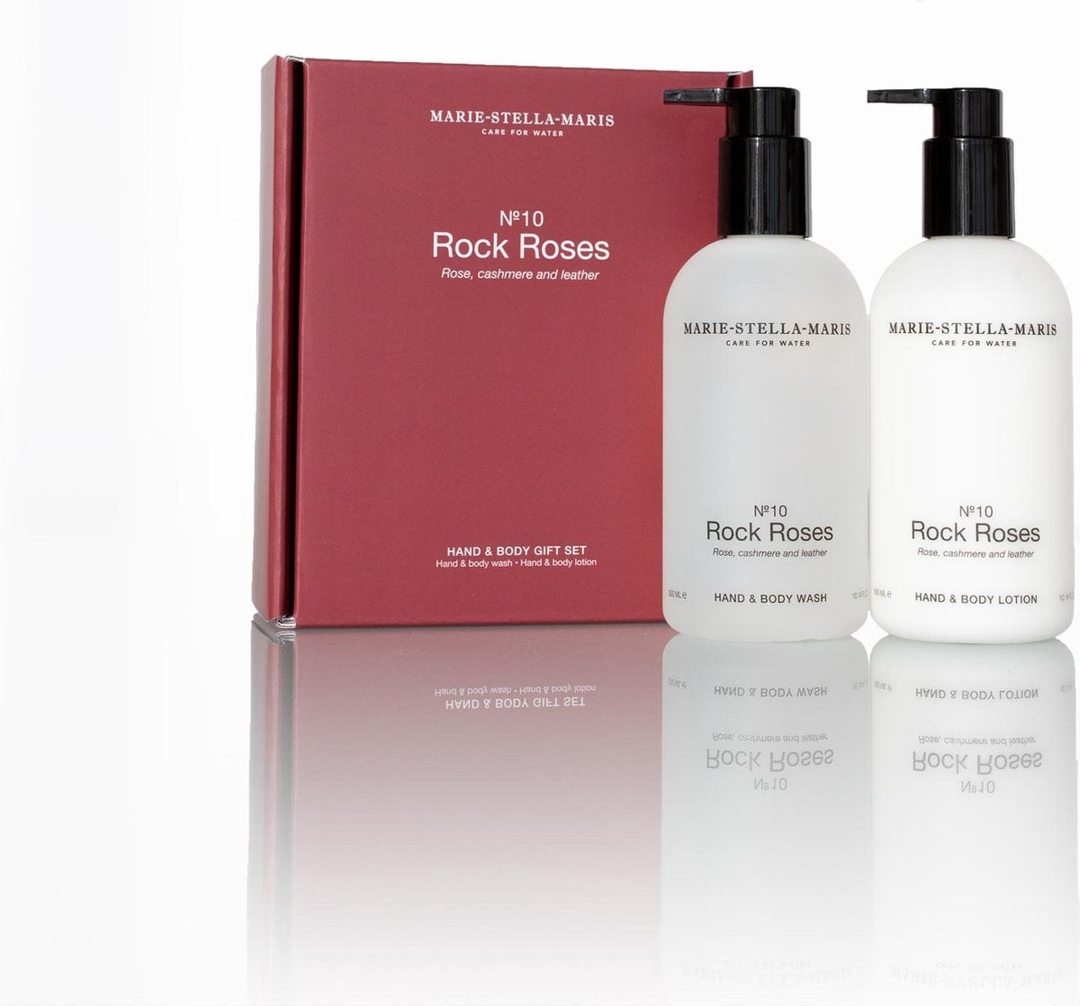Marie-Stella-Maris Gift Set - Rock Roses - Handzeep & Bodylotion - Geschenkset Vrouwen - Geschenkset Mannen -  Unisex - 2x 300 ml
