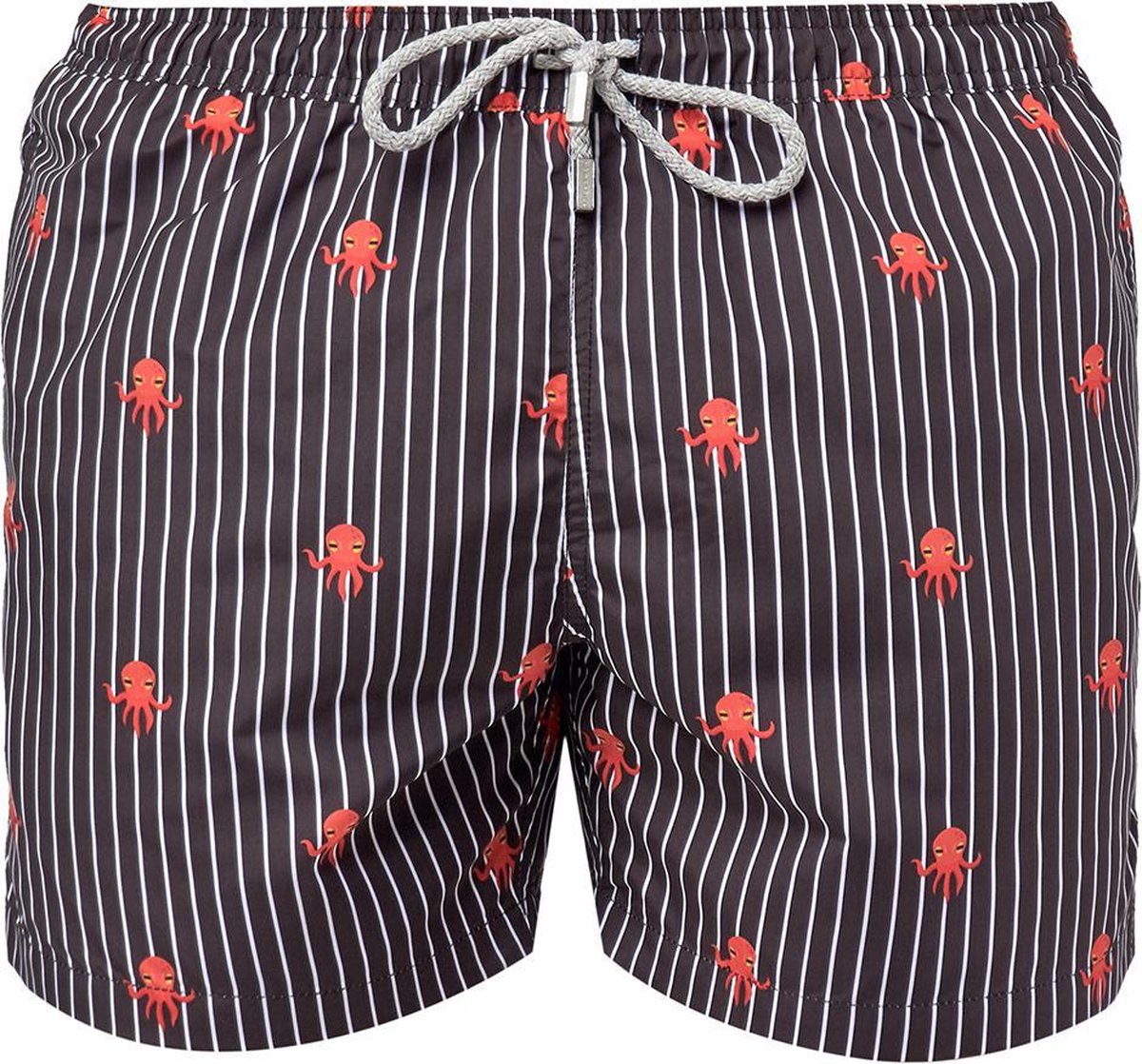 OCTOPUS Sneldrogende Zwembroek Heren met Mesh Binnenbroek en Drie Zakken - Zachte en Comfortabele Zwemshort Heren / Zwembroeken Heren - Waterafstotende Zwembroek Mannen / Herenmode van Premium Stof - Zwart - XL (EU 46)