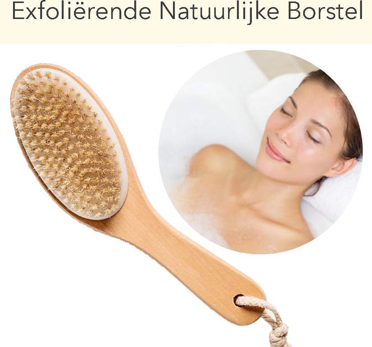 Droge huid Body Exfoliator- Douche borstel - douche en bad scrubber voor het wassen van de huid