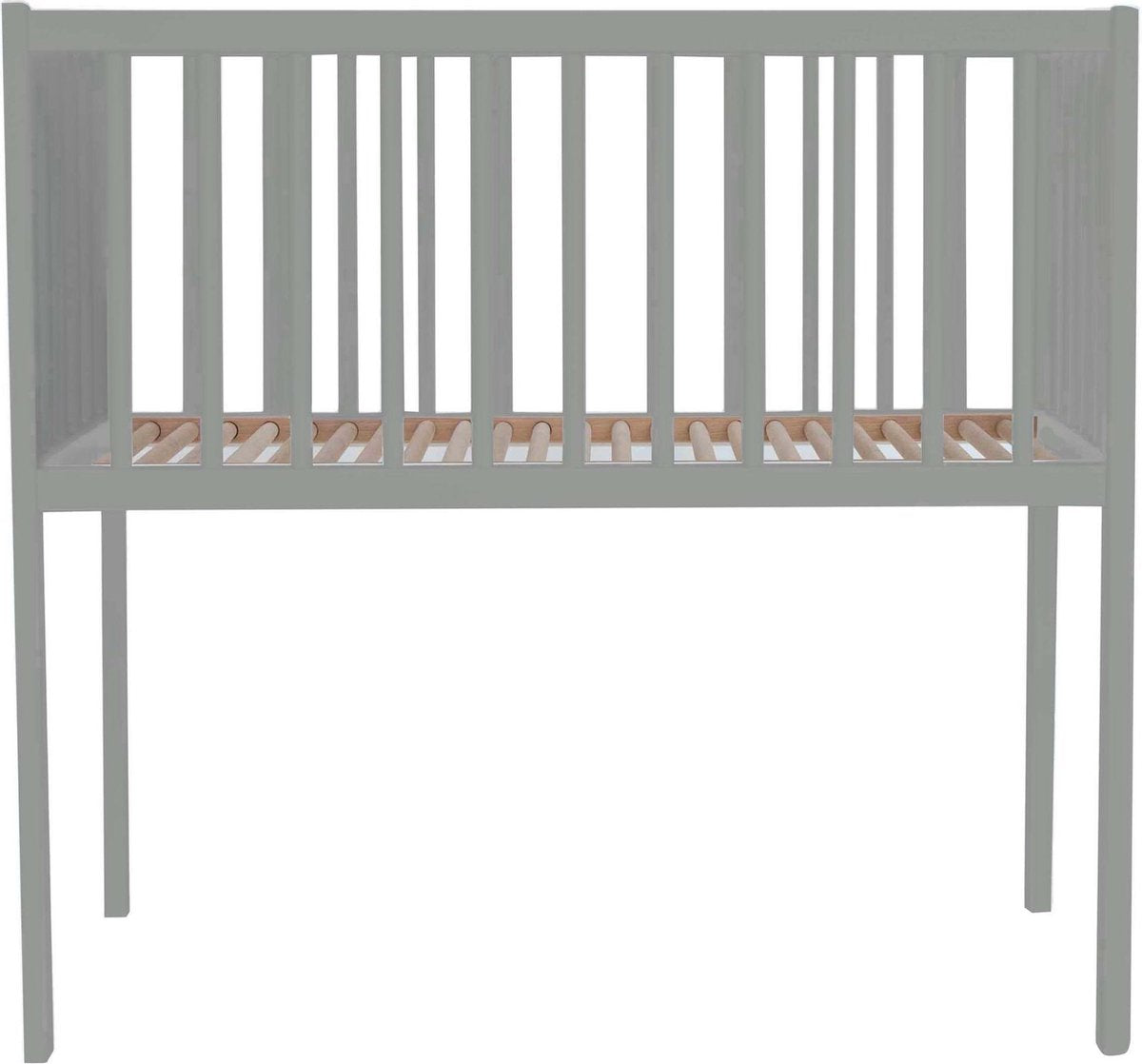 Prénatal Basis Wieg - Kinderbed - Kinderkamer Accessoires - 40 x 80 cm - Grijs