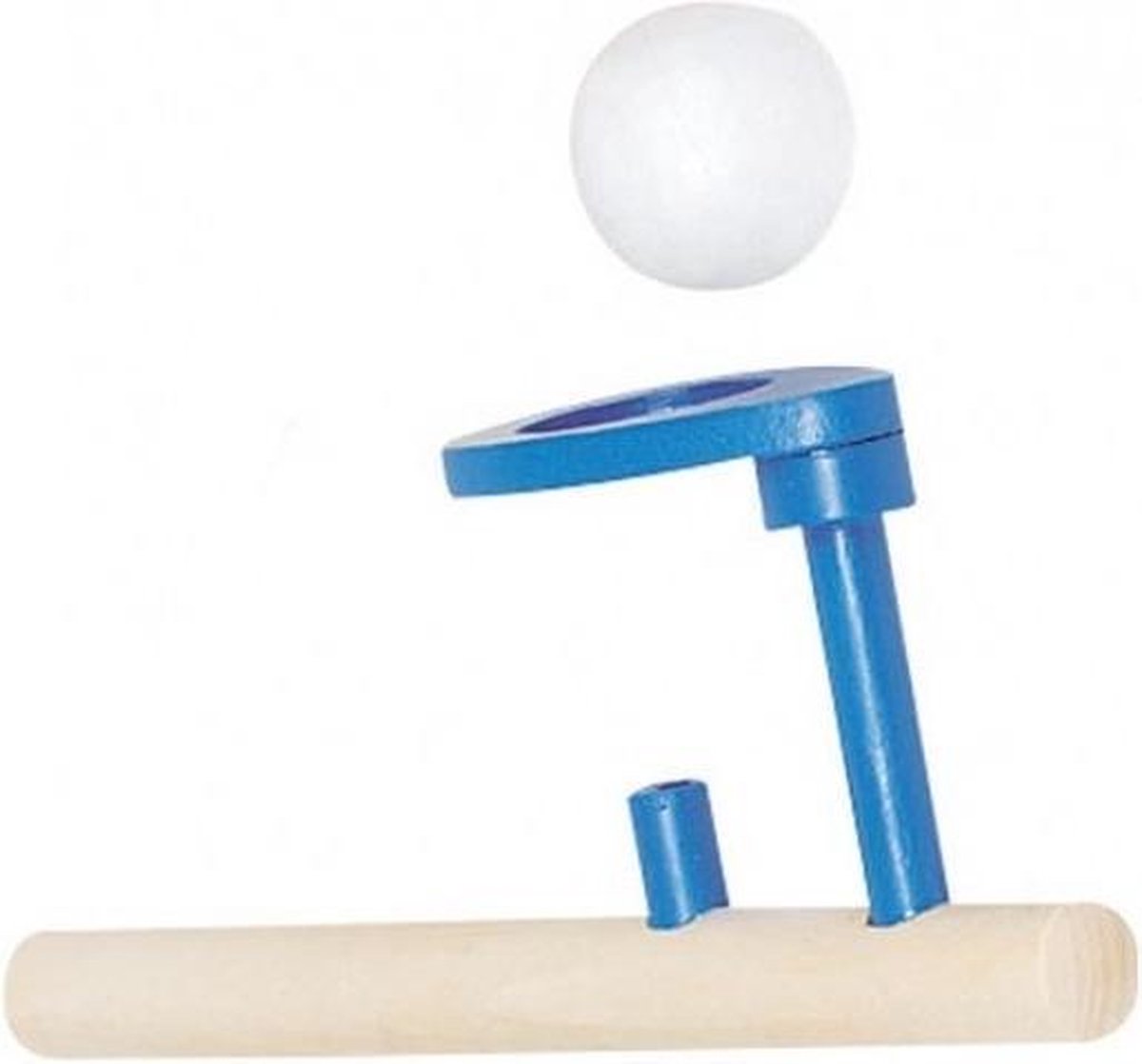 Goki Houten zwevende bal: 15 x 5 cm blauw