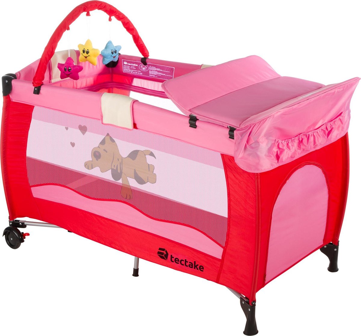 Campingbed TecTake - Roze
