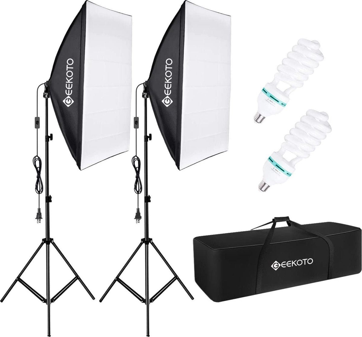 Gutos GEEKOTO softbox set fotostudio 50 x 70cm