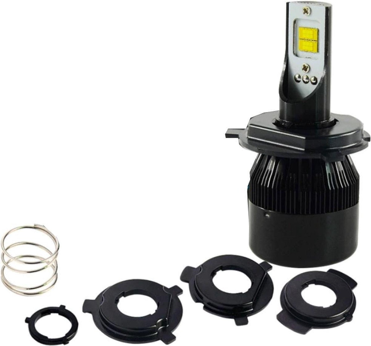 Motorfiets LED koplamp H4 fitting 12V 36W 4000 lumen M6F voor motoren / HaverCo