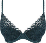 BH Wacoal WE148003 Plunge Push up bra Raffiné kleur Emerald maat 75C