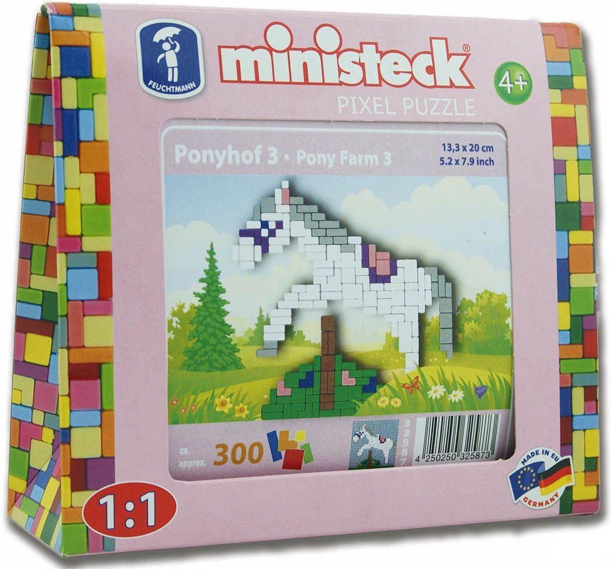 Ministeck: Ponyboerderij Reis Set 3 ca. 300 delen