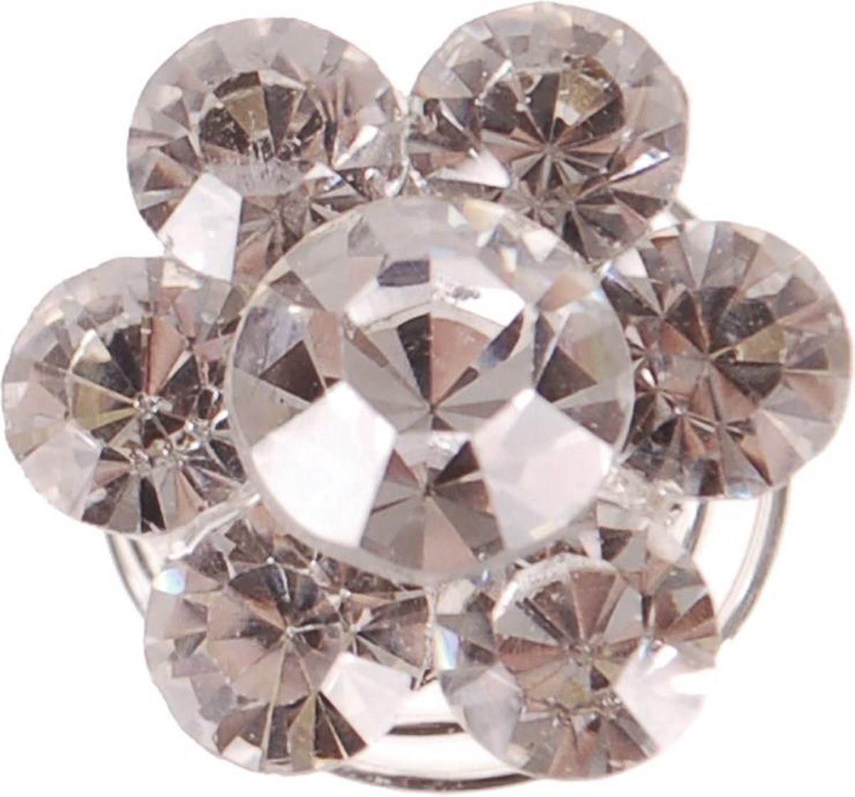 Curlie strass bloem