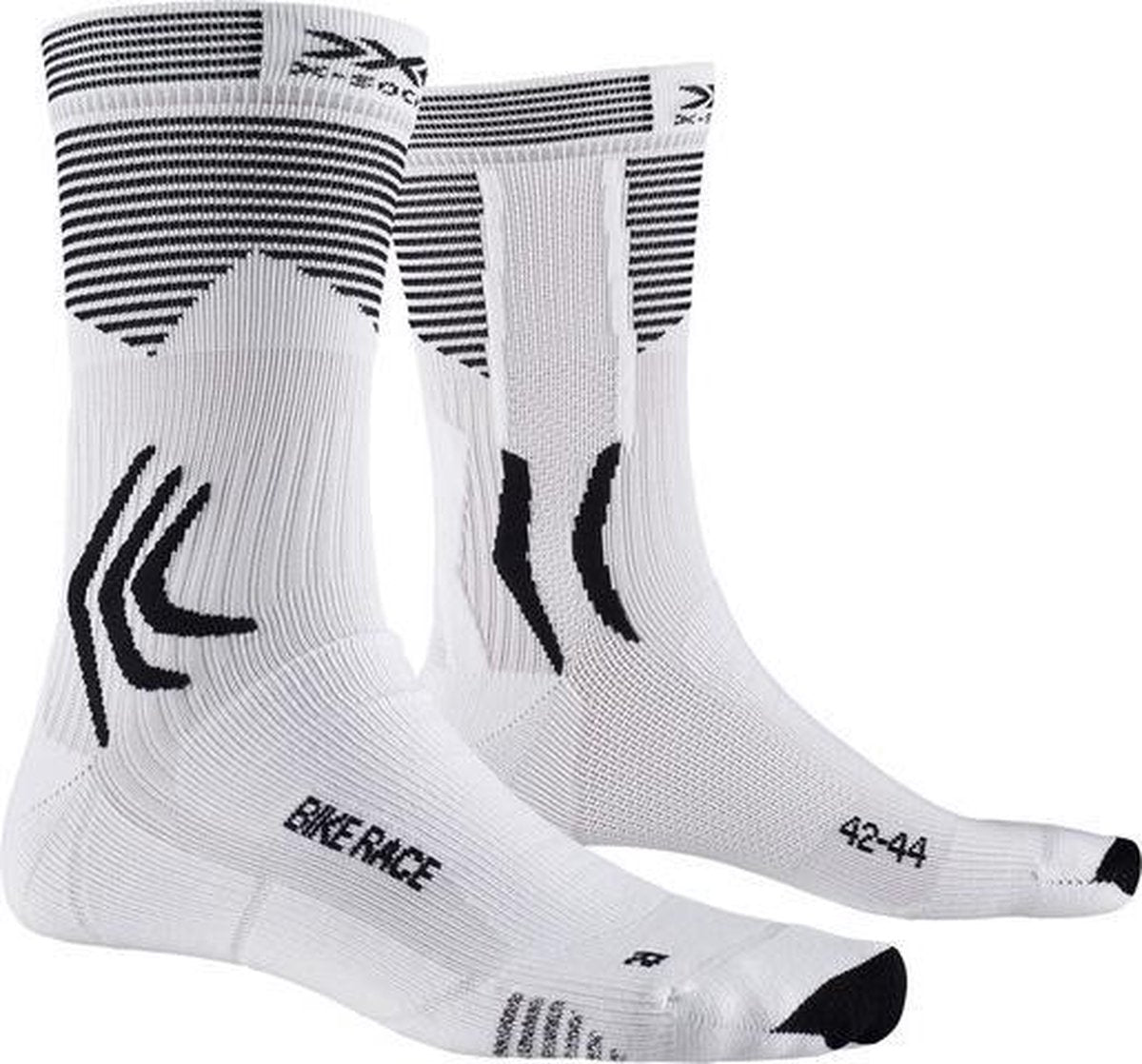 X-socks Sokken Bike Race Mtb Polyamide/polyester Wit Mt 39-41