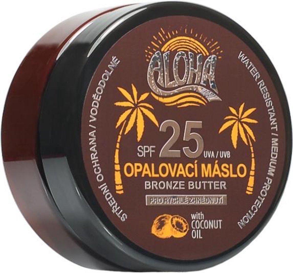 ALOHA Zonnebrand Butter met kokosolie voor snel bruinen SPF 25 - 200ml
