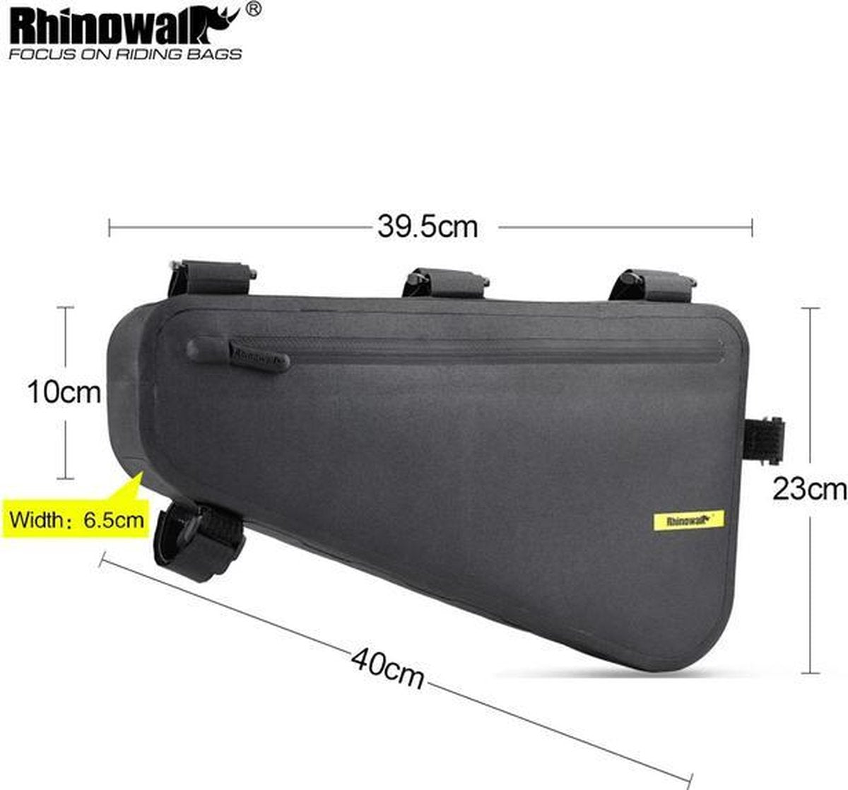 Fiets Frametas - Bikepacking - Waterdichte Tas voor Racefiets of Mountainbike - 4L - Rhinowalk
