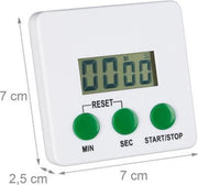 BS - Kookwekker - Witte Kookwekker - Keukentimer - Wit