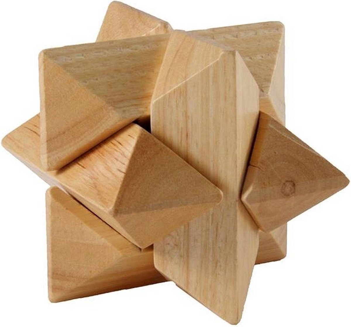 Longfield IQ Puzzel Ster 6-delig 7 cm