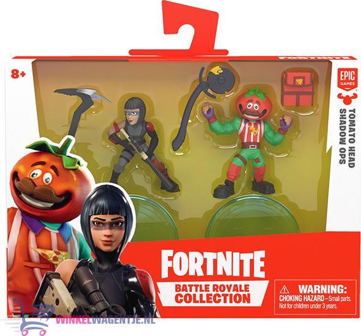 Fortnite Battle Royale Collection - Duo Pack Tomato Head & Shadow Ops | Speelgoed Speelfiguur Actiefiguur voor kinderen