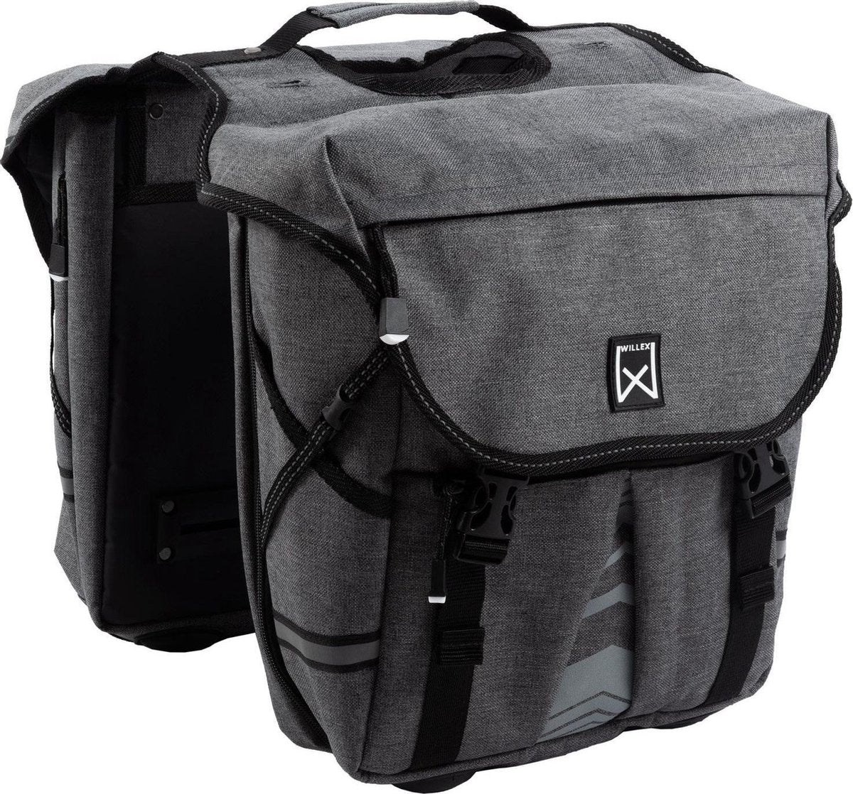 Willex Fietstas Dubbele Systemtas 20L Antracie 20 liter