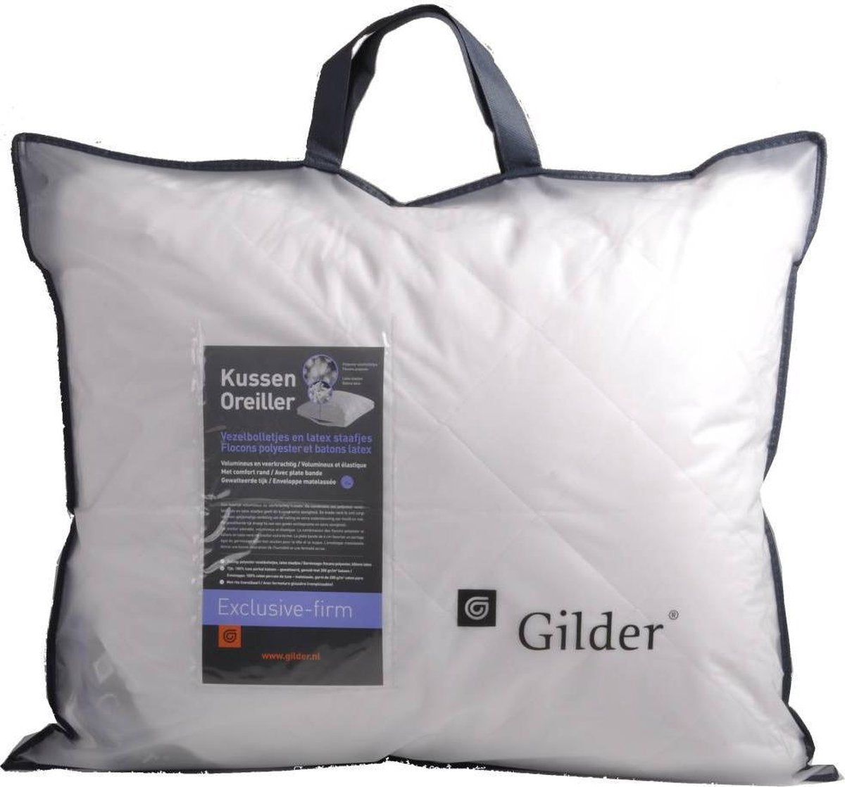 Gilder Synth Exclusive Firm Kussen - Wit 60x70
