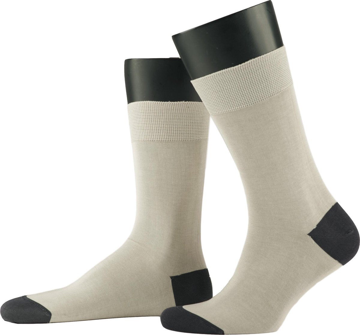 Mensocks - Business - 100% gemerceriseerde katoen - maat 39-40 - lichtgrijs