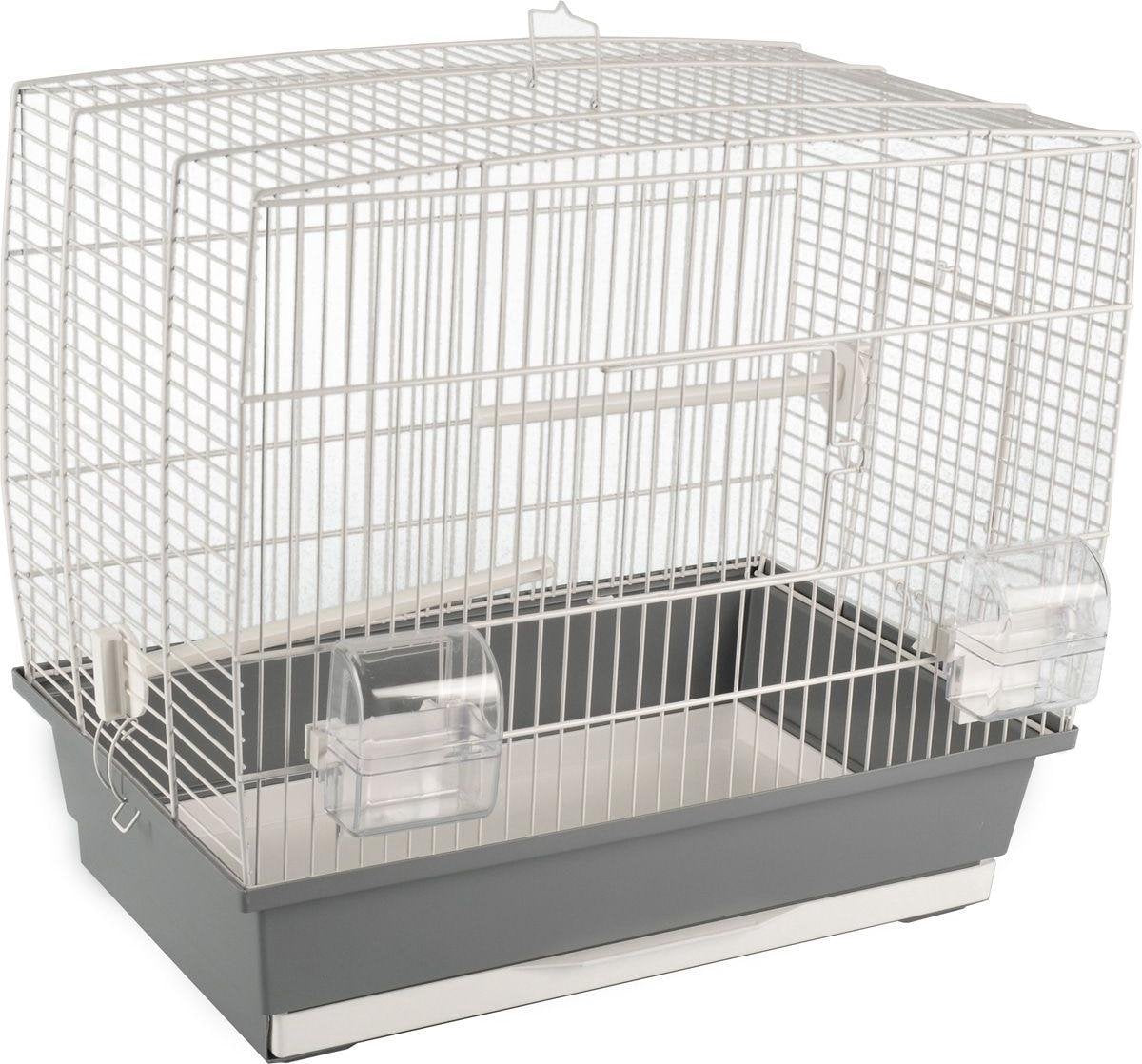 Vogelkooi Selma 1 Grijs/Wit - Grijs - 46 x 28 x 41 cm