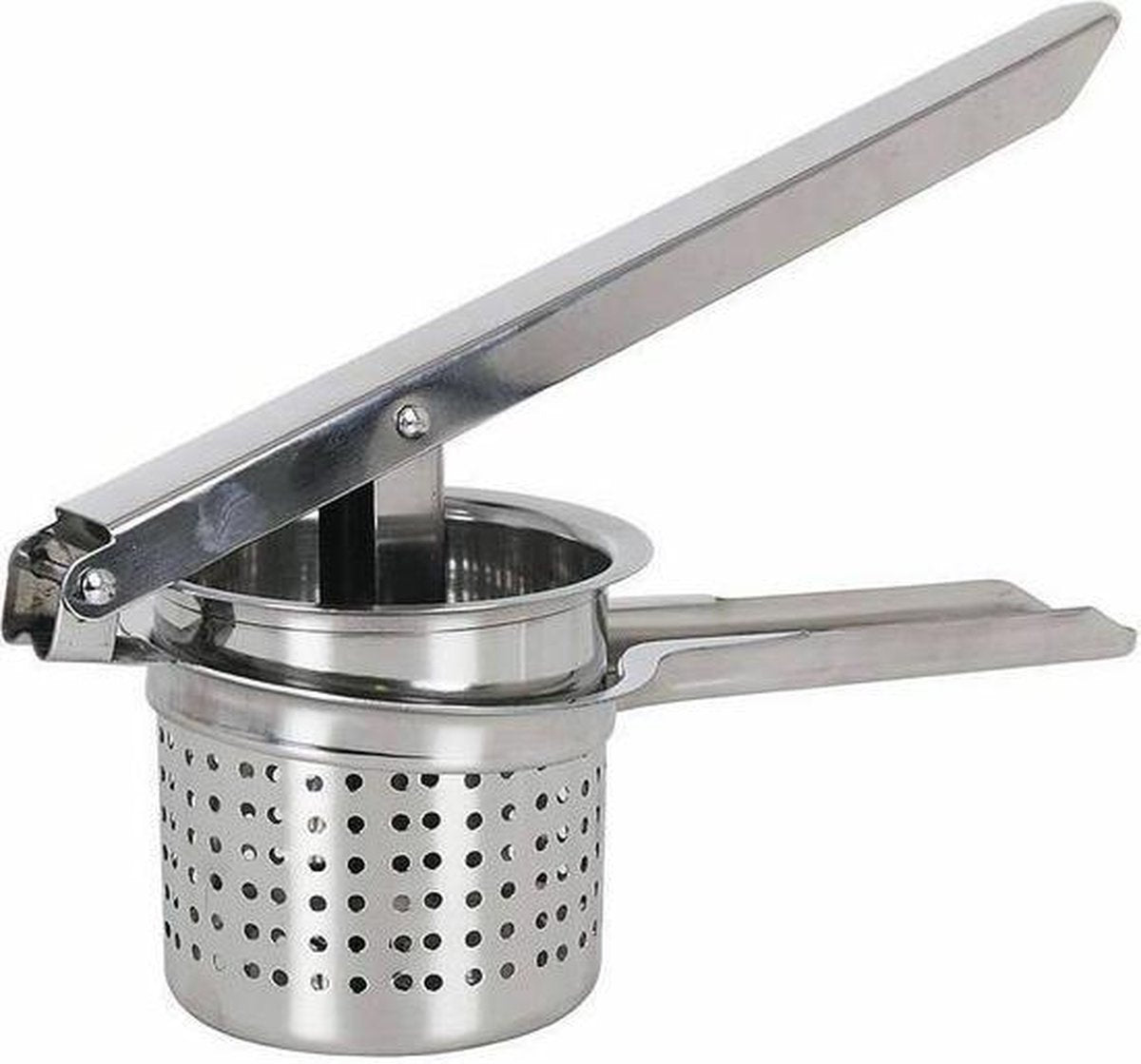 Aardappelpers  Pureeknijper Pureerder  Aardappelpureerder Aardappelfijnmaker - Inox