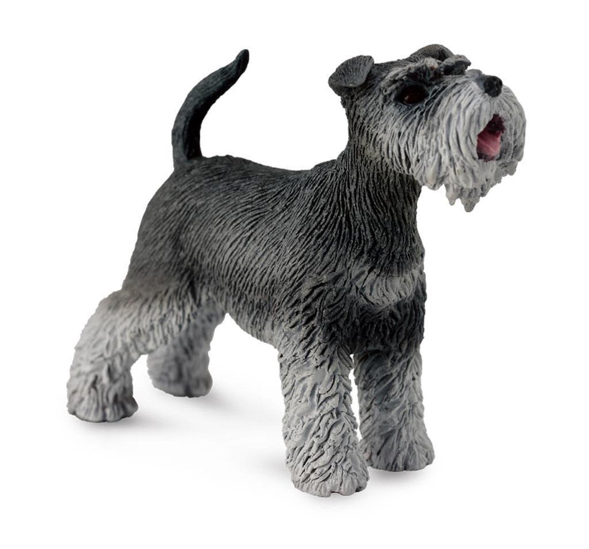 Collecta Honden: Schnauzer 6 Cm Zwart/grijs