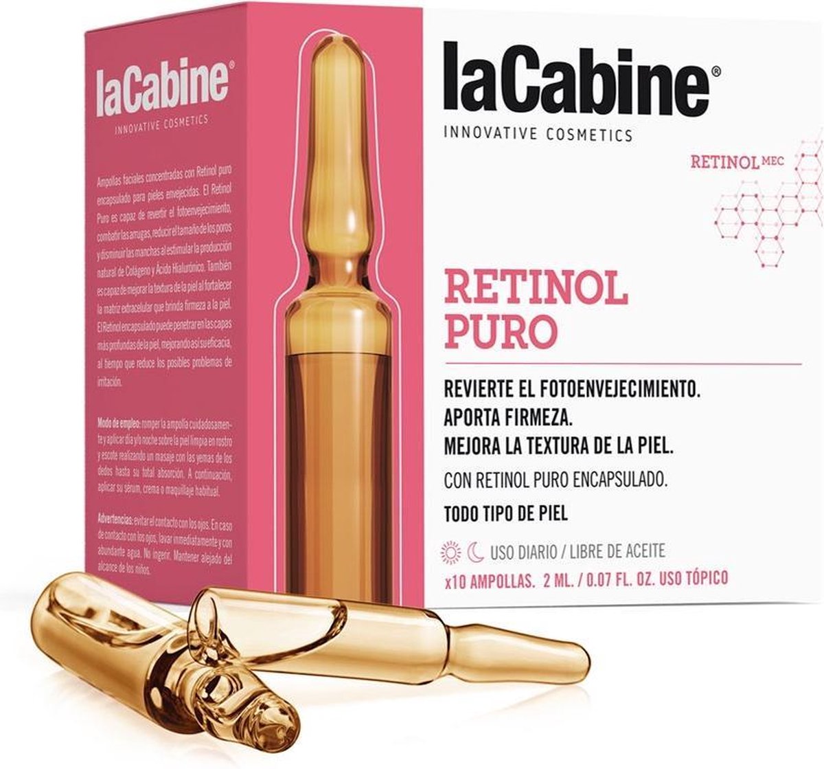 La Cabine Ampoules Retinol Pure 10x2ml