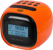 Trevi RC80D2 DAB - Klokradio met digitale ontvanger DAB / DAB+ / FM - oranje