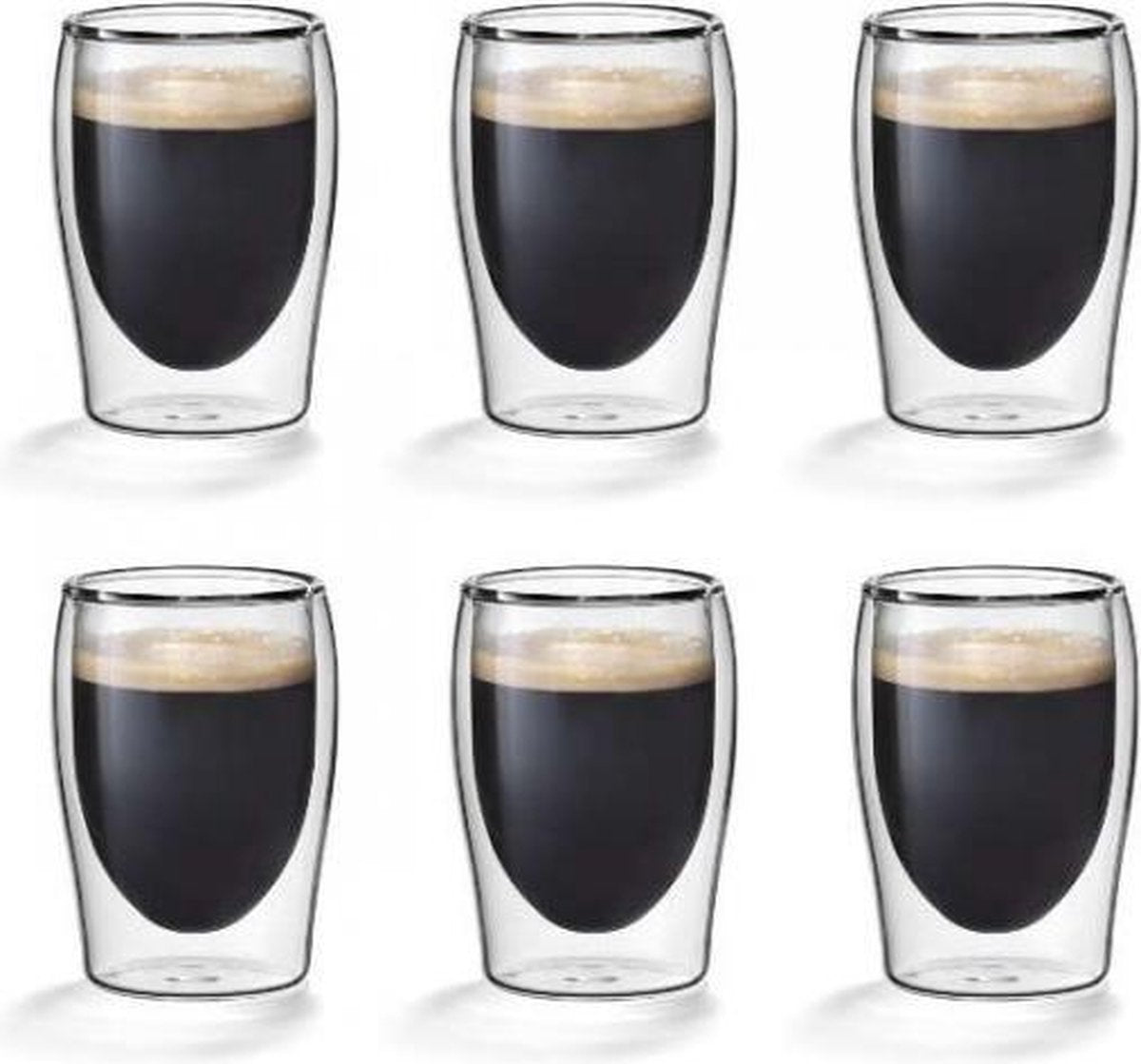 Dubbelwandige espressoglaasjes 0