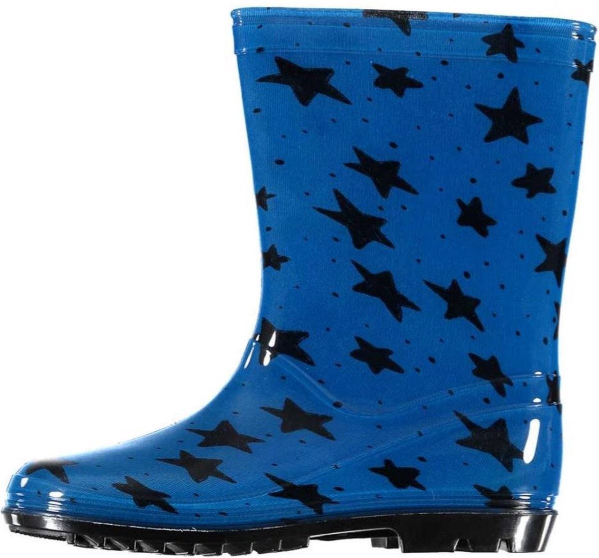 Xq Footwear Regenlaarzen Junior Rubber Blauw/zwart Maat 26