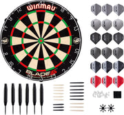 Winmau Blade 5 Dartbord + 2 Sets KOTO Steeldarts + 90 Pieces