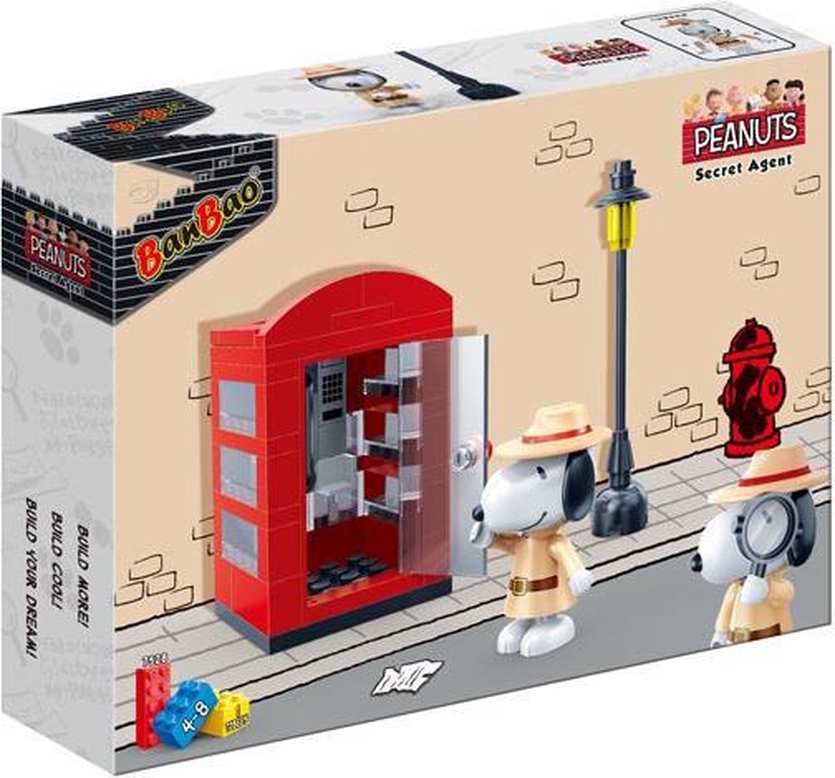 BanBao Snoopy Telefooncel Geheimagent-7528