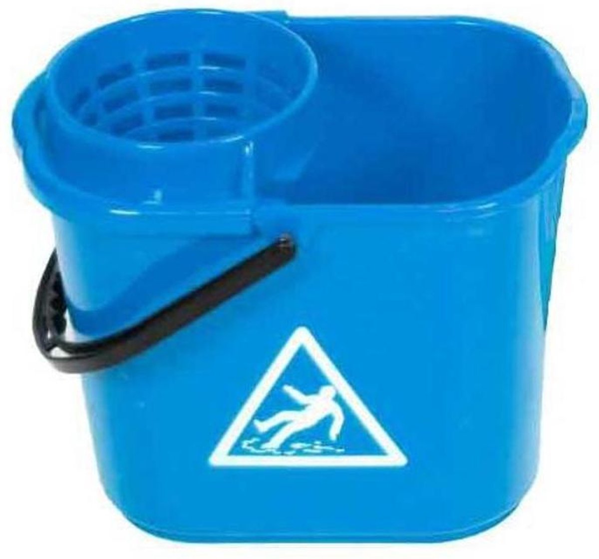Kunststof mini/midimop emmer / 14 liter / blauw