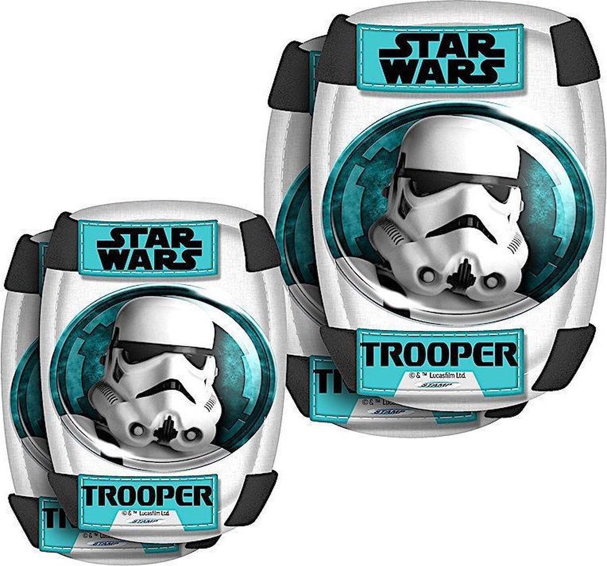 Disney Beschermset Star Wars Wit/turquoise Maat S