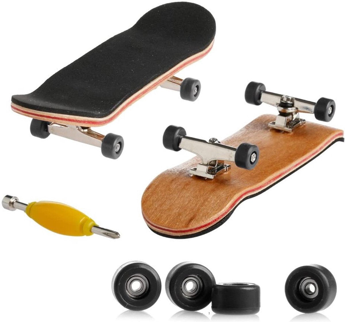 Sportific -  Premium Vingerskateboard - Fingerboard - Vinger skateboard - Vingerskateboard - Antislip Deck - Skateboard - Houten Mini Skateboard - Tech Deck
