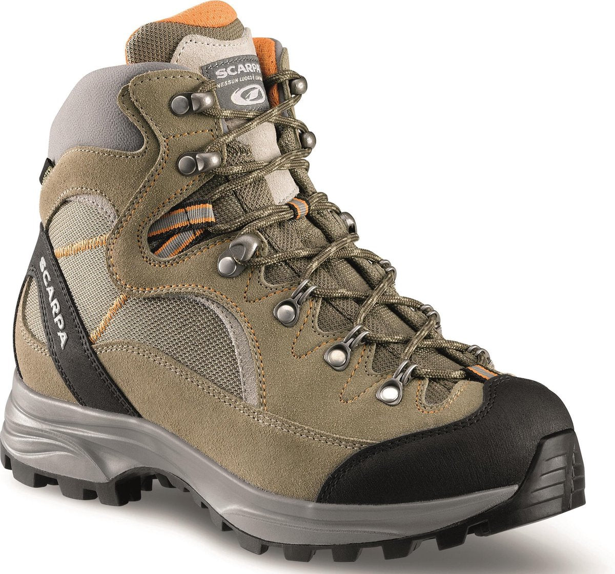 Scarpa Manali GTX Women - dames - wandelschoen - categorie B - maat 38 - beige/oranje