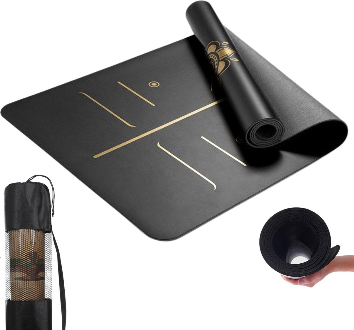 Koalas ® - Yogamat - Fitness Mat - Sport Mat - Anti Slip Yoga Mat - 100% Natuurlijk Rubber