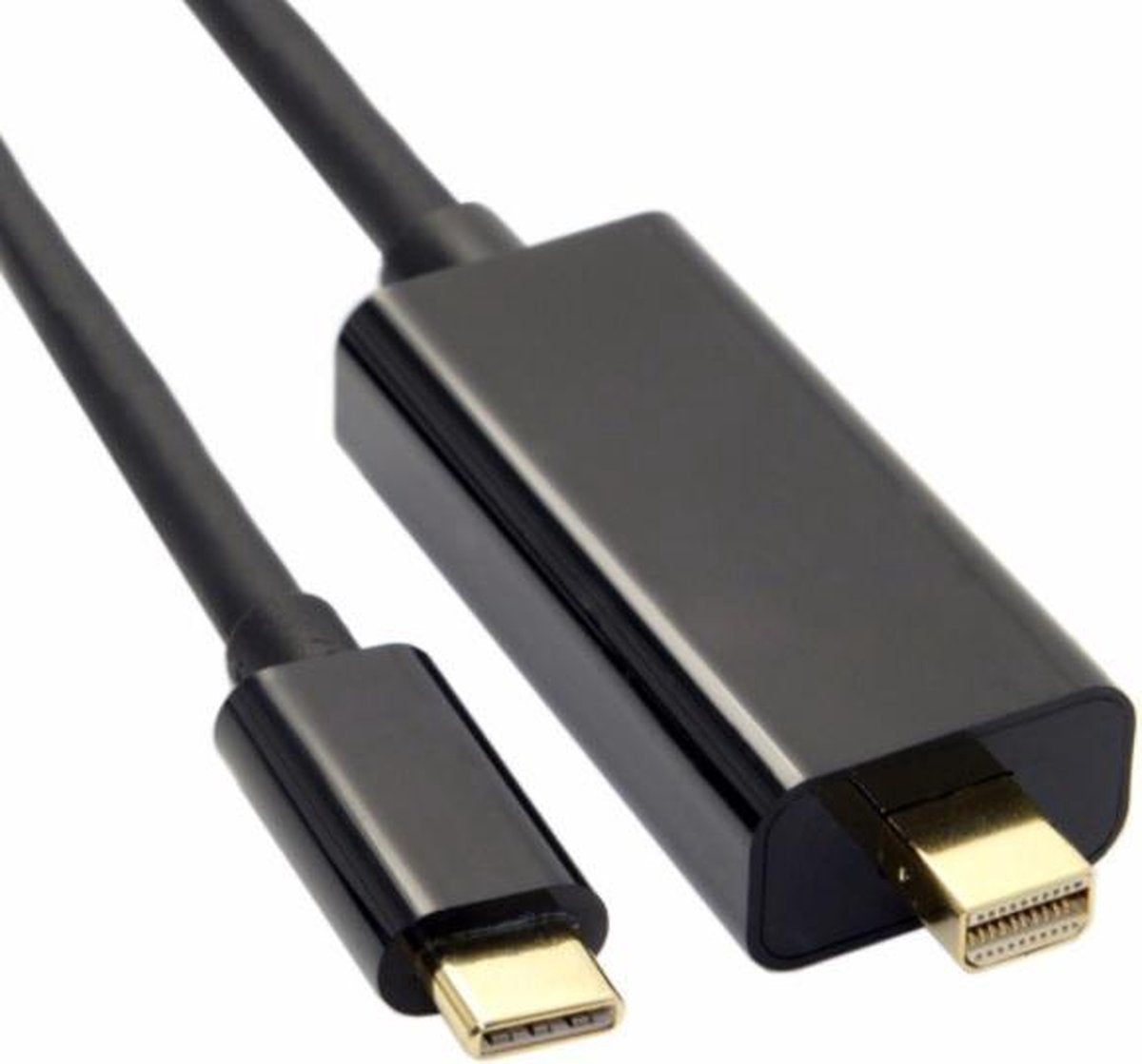 Coretek USB-C naar Mini DisplayPort kabel (4K 60 Hz) / zwart - 1