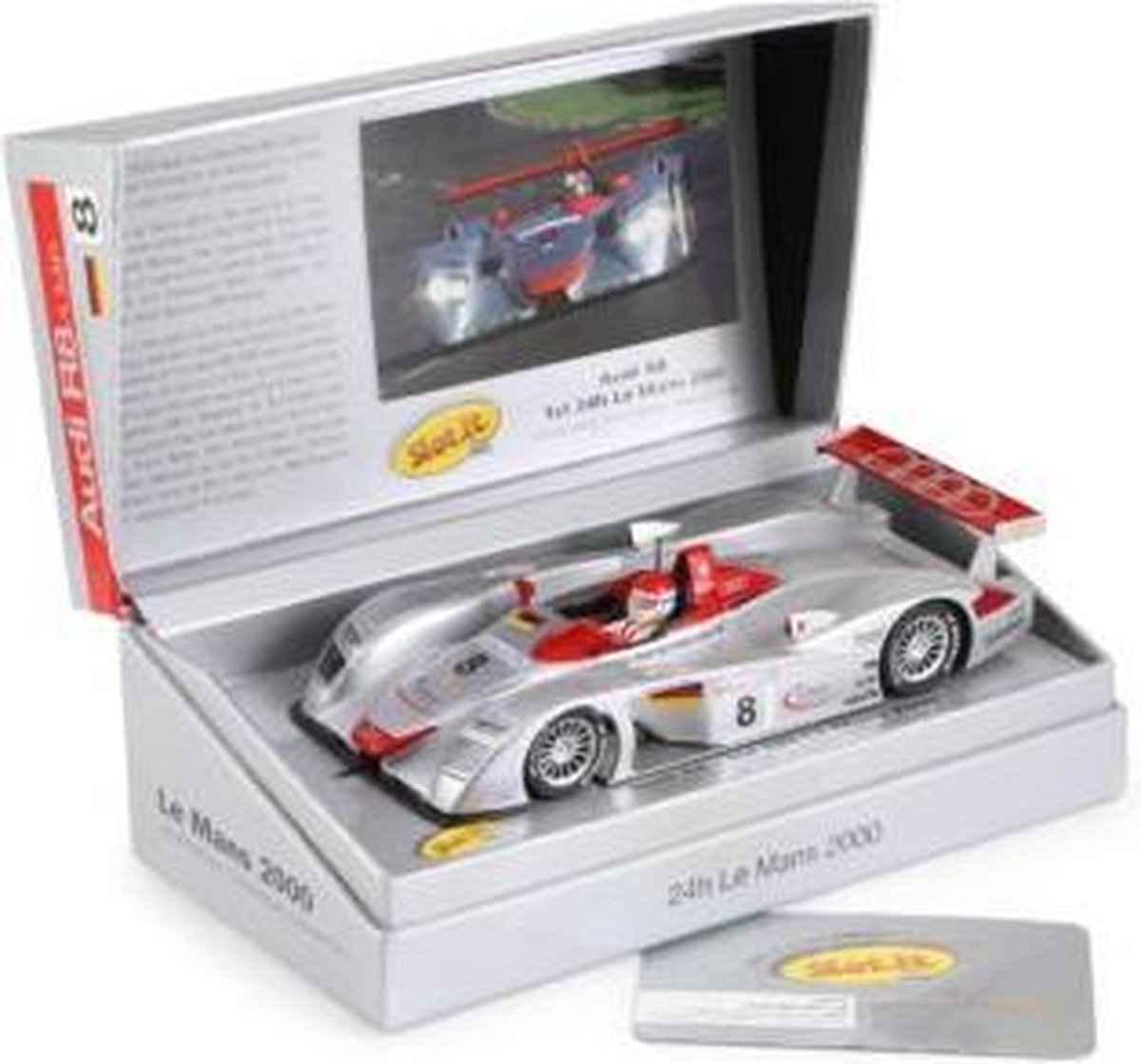 Slot.it - Audi R8 Nr 8 1st Le Mans 2000 - SL-CW19 - modelbouwsets