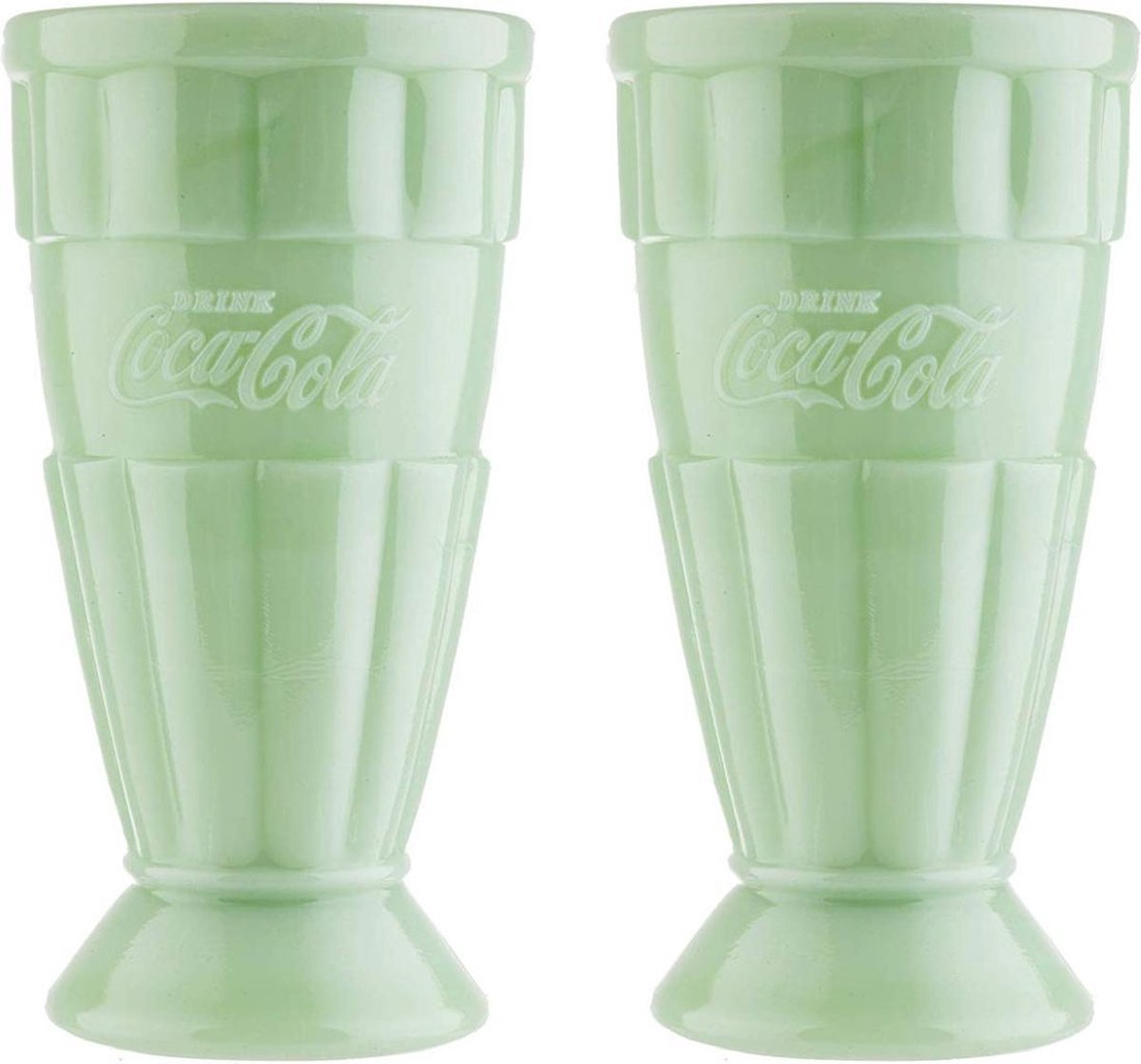 Coca-Cola Jadeite Glass Malt / Milkshake Cup 0