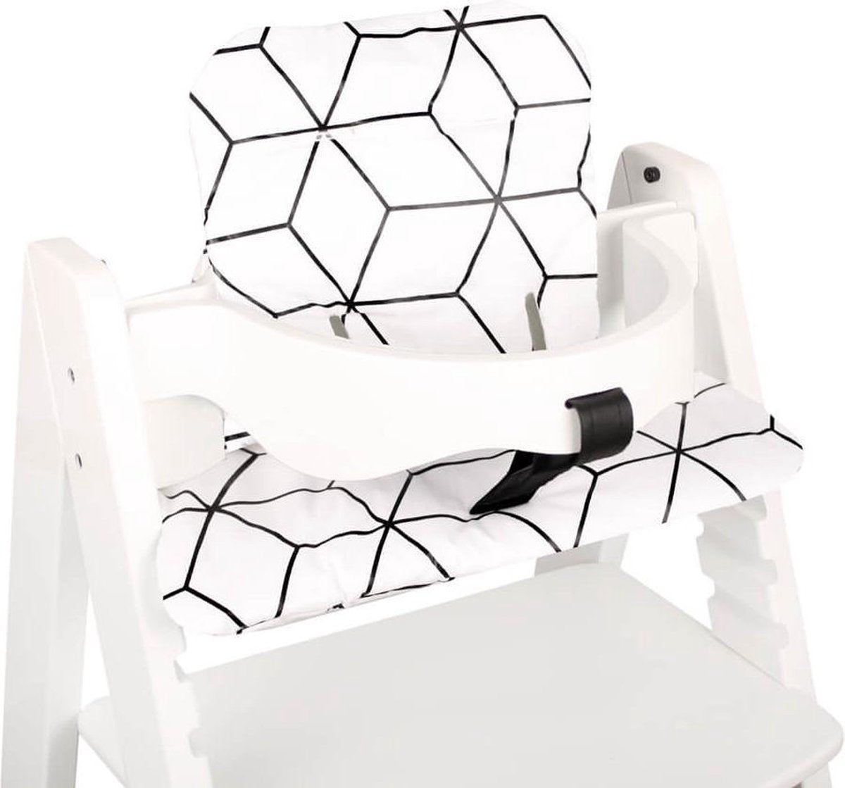 Ukje Kidsmill Up Chair - Kussenset - Geplastificeerd - Witte blokken