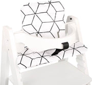 Ukje Kidsmill Up Chair - Kussenset - Geplastificeerd - Witte blokken
