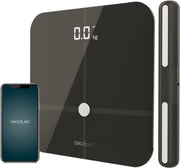 Cecotec Smart weegschaal 15 metingen - Personenweegschaal - Lichaamsanalyse - Vetpercentage - Spiermassa - BMI BMR - Botdichtheid - Zwart