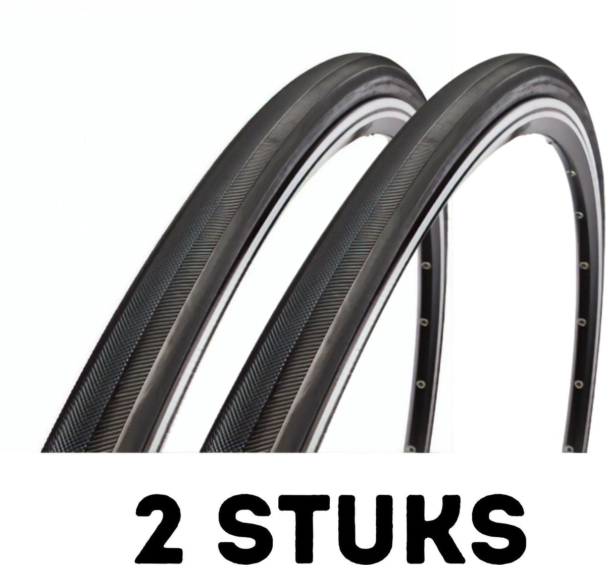 Fietsband - Buitenband - Set van 2 - Open Corsa SR 28 x 1.00 (24-622) zwart