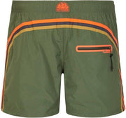 Sundek M552 Uni Board short Heren - M552 14Mid Lengte Zwembroek met Sundek regenboog en Sundek logo - Maat XL  - Kleur  Zwart / Black