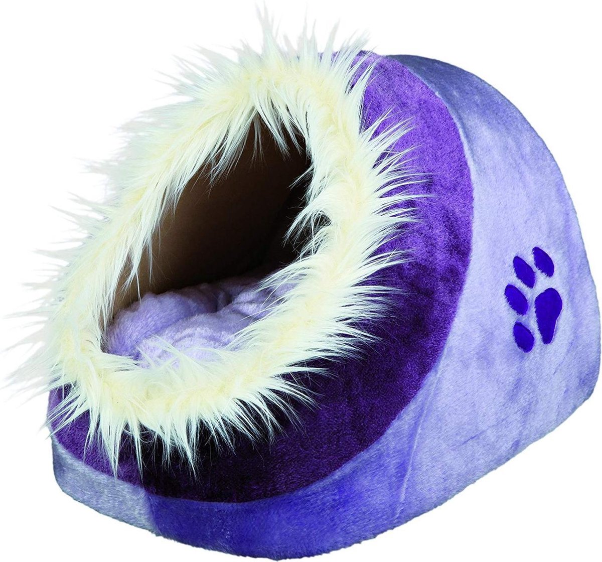 knuffelzachte kattenmand Minou Paars