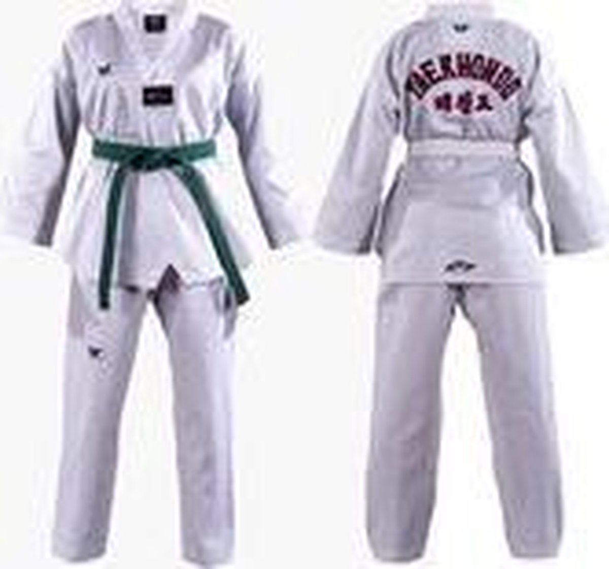 Tusah WT Taekwondo Pak Geborduurde Rug 160cm