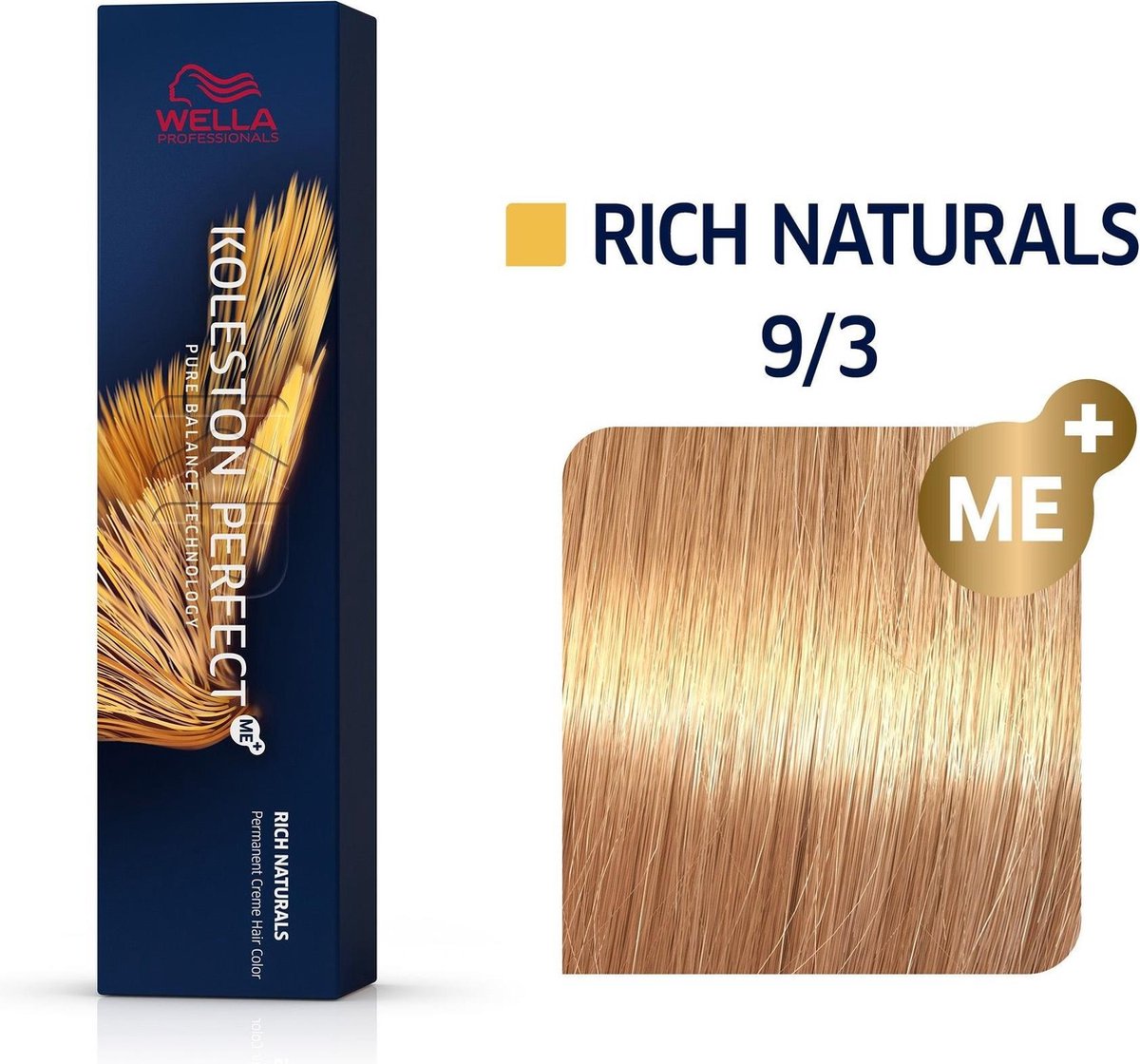 Wella Haarverf Koleston Perfect Me+ Permanent Creme Colour 9/3 Very Light Blonde Gold