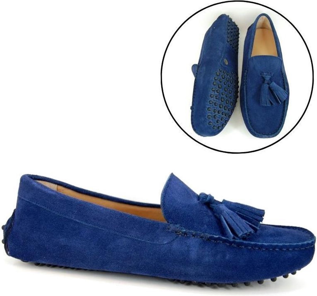 Stravers - Luxe Mocassins Maat 39 Heren Kleine Maten Instappers